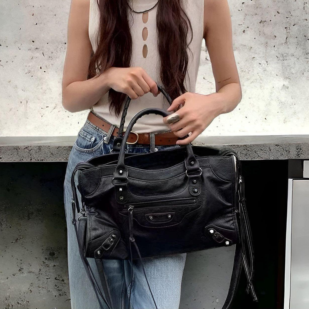 Vozenda – Women’s Large-Capacity PU Leather Shoulder Handbag