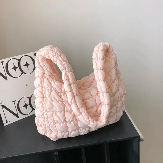 Vozenda – Women’s Quilted Crossbody Shoulder Bag with Adjustable Strap