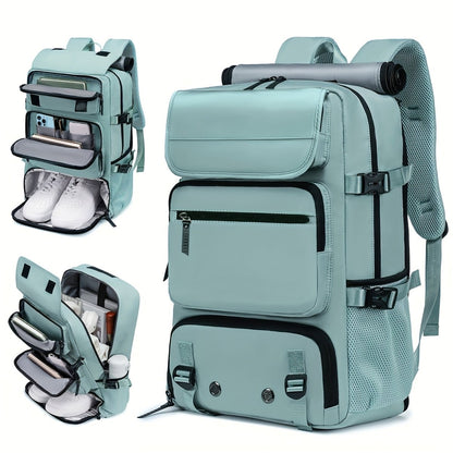 Vozenda – Large Waterproof Travel Backpack with USB Charging Port