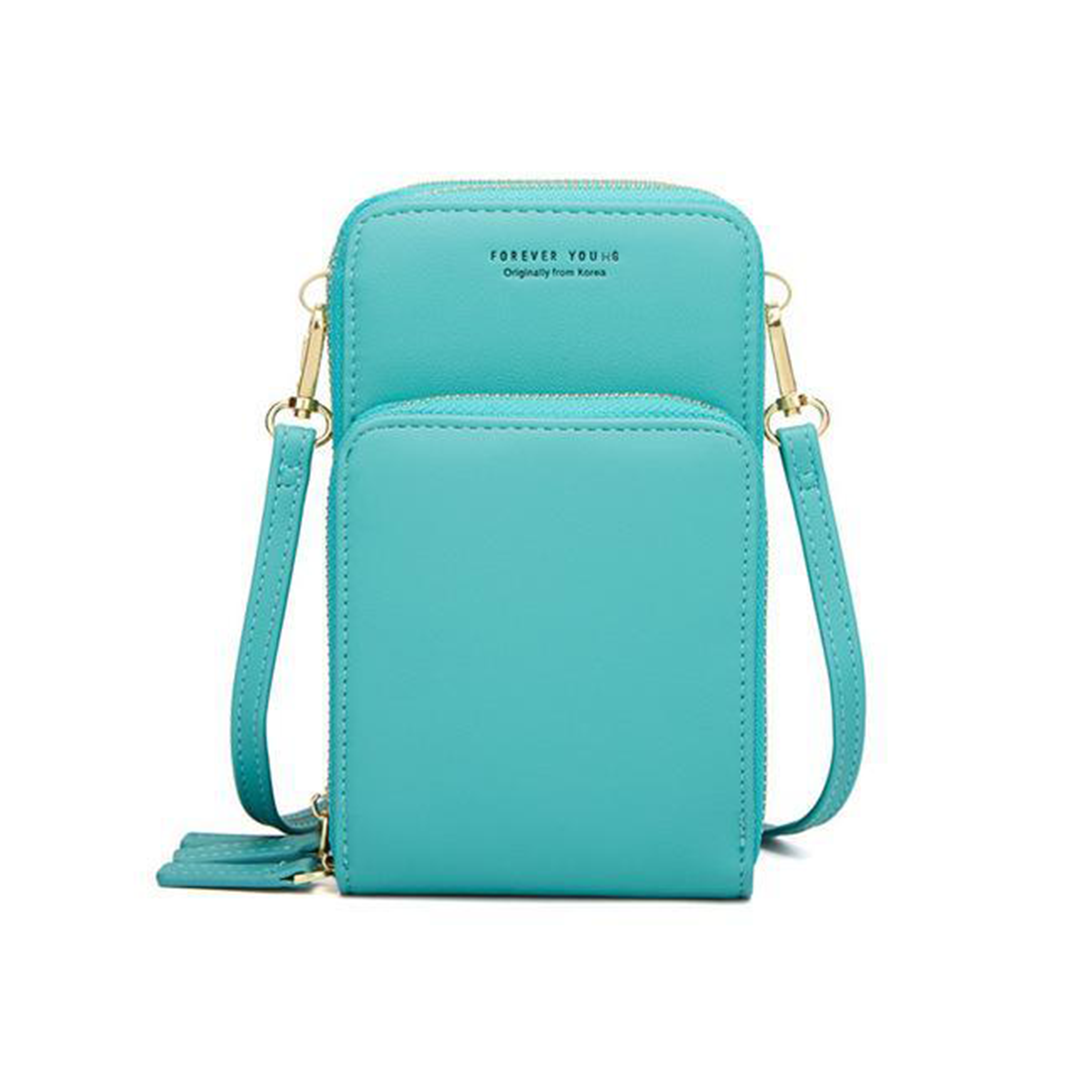 Vozenda – Leather Phone Purse with Triple Secure Closure