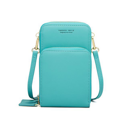 Vozenda – Leather Phone Purse with Triple Secure Closure