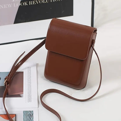 Vozenda – Minimalist Small PU Crossbody Bag