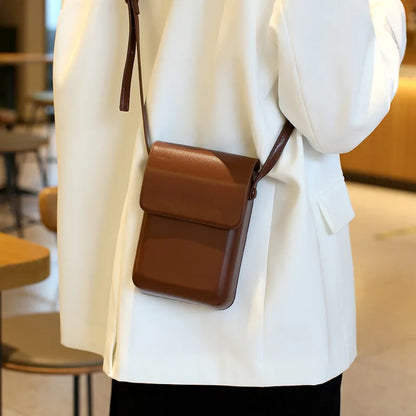Vozenda – Minimalist Small PU Crossbody Bag