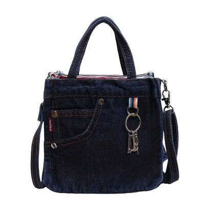 Vozenda – Stylish Denim Mini Crossbody Shoulder Bag