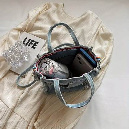 Vozenda – Stylish Denim Mini Crossbody Shoulder Bag