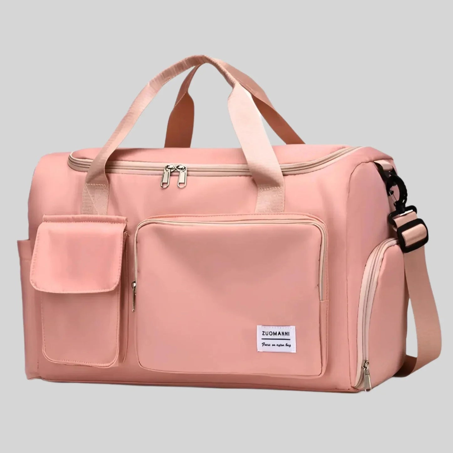 Vozenda – Waterproof Weekend Bag with Shoe Compartment for Travel and Gym