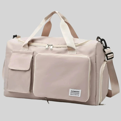 Vozenda – Waterproof Weekend Bag with Shoe Compartment for Travel and Gym