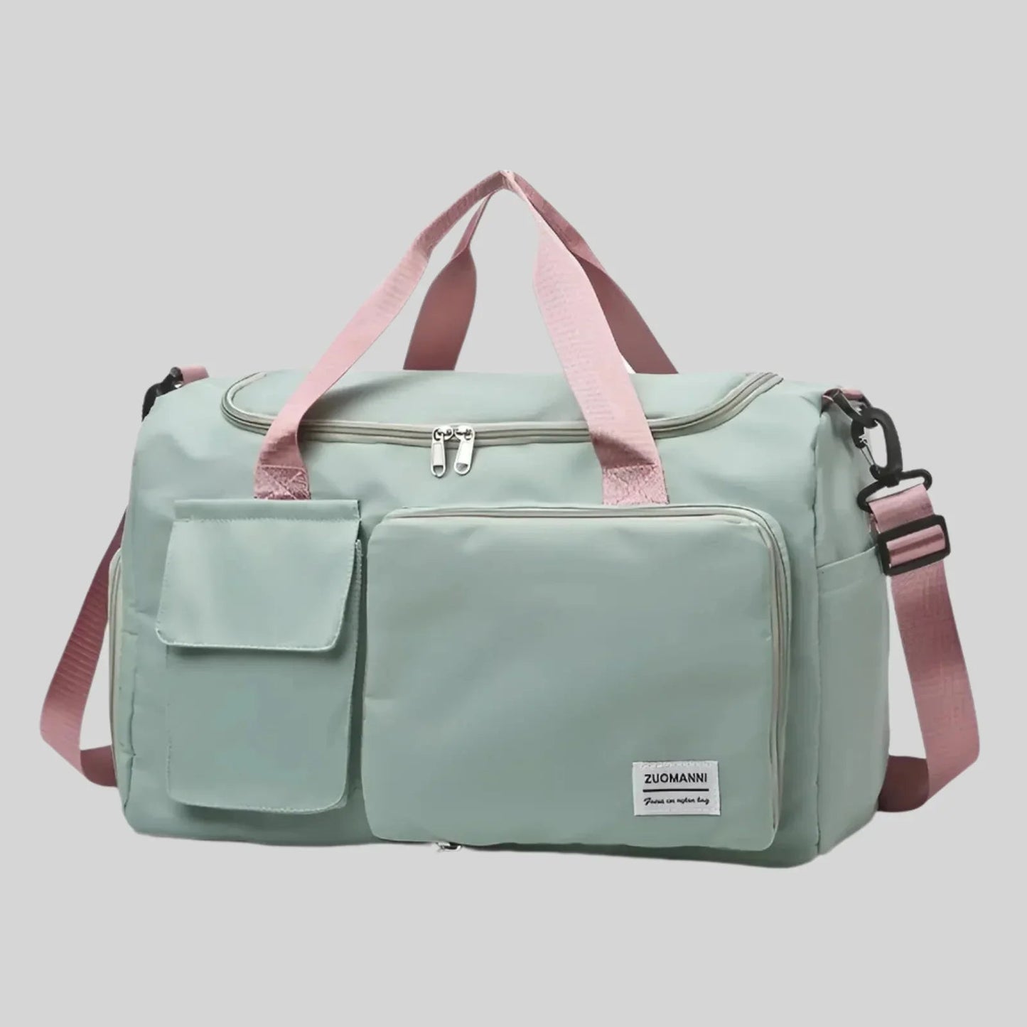 Vozenda – Waterproof Weekend Bag with Shoe Compartment for Travel and Gym