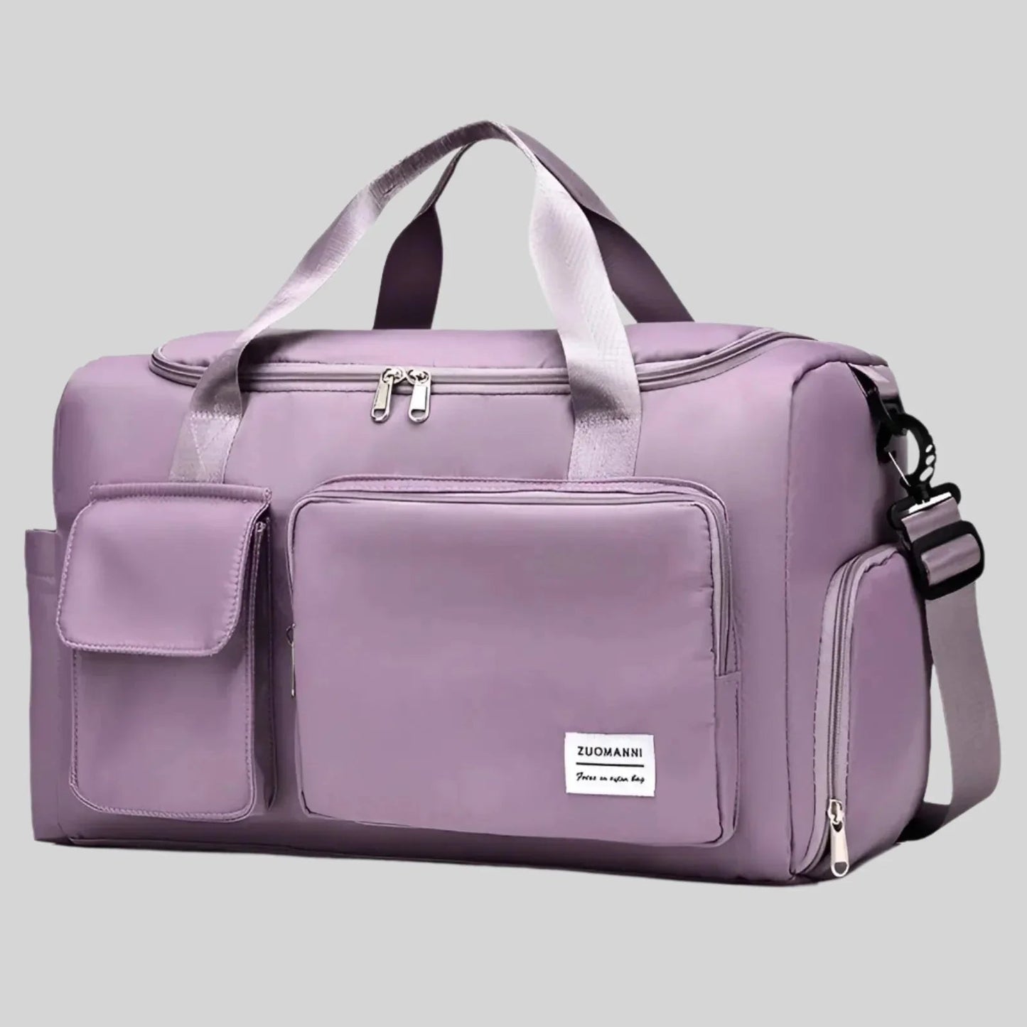 Vozenda – Waterproof Weekend Bag with Shoe Compartment for Travel and Gym