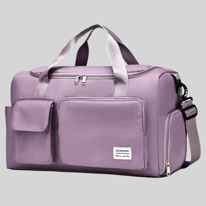 Vozenda – Waterproof Weekend Bag with Shoe Compartment for Travel and Gym