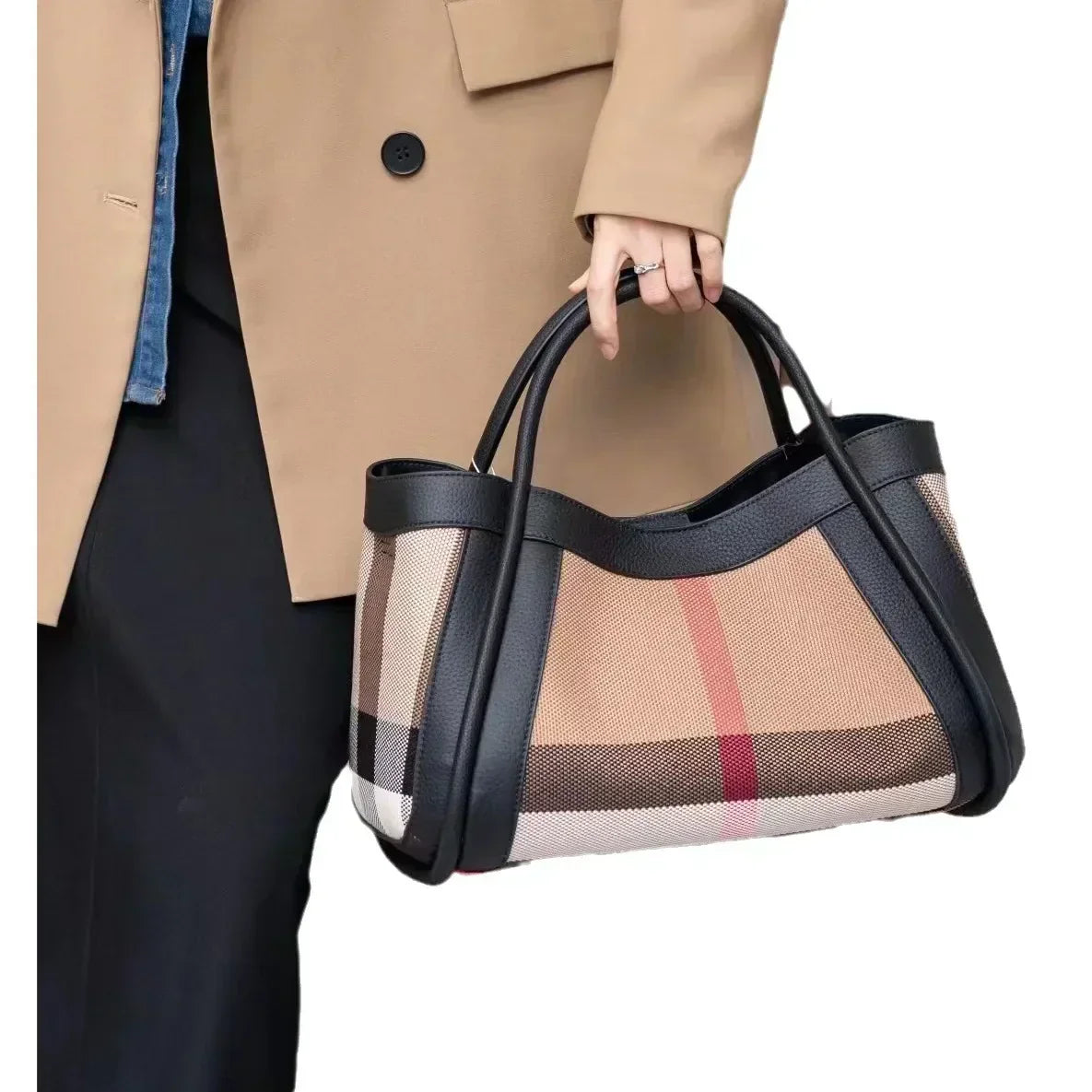 Vozenda – Women’s Patchwork Large Crossbody Handbag